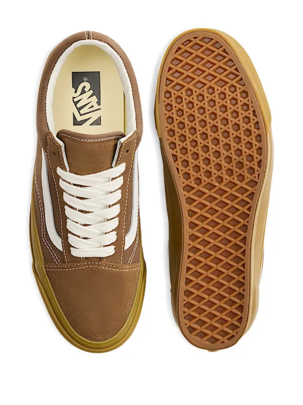 Gum Sole Vans Old Skool Leather Canada Vans Old Skool Trainers