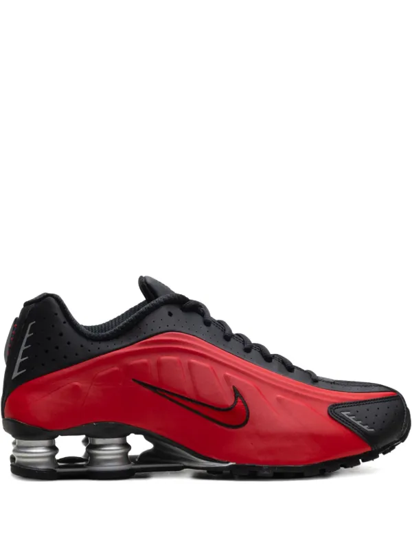 Nike women’s Shox r4 23cm red black Amazon.com | Nike WMNS Shox R4 - Black, Metallic Silver
