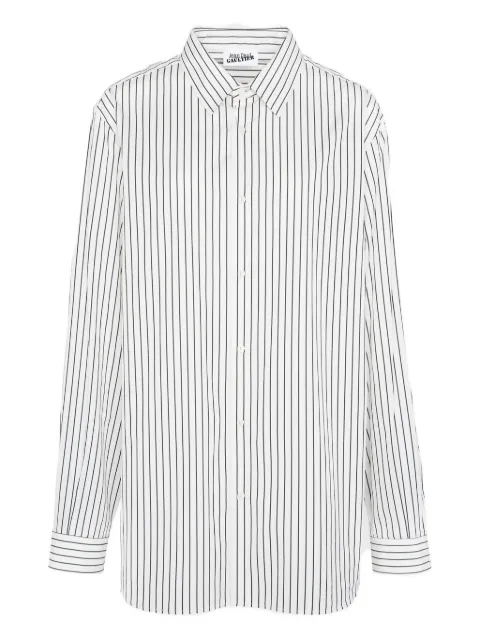 Jean Paul Gaultier camisa con rayas estampadas