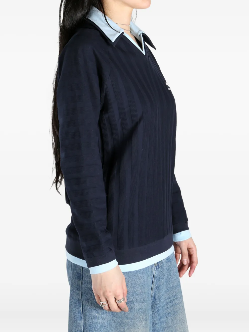 Shop Shushu-tong Striped Knitted Top