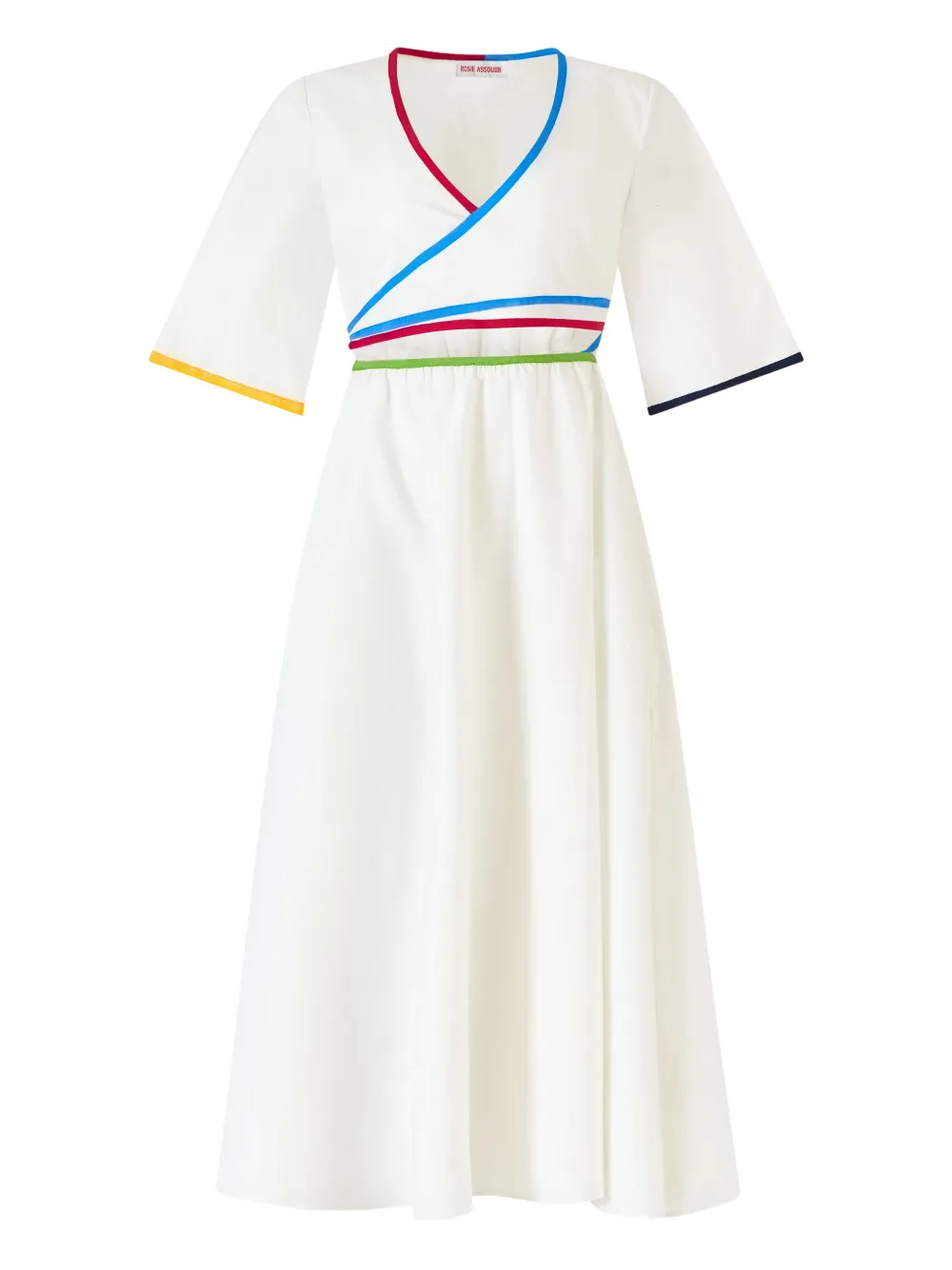Rosie Assoulin vestido midi | blanco | Image 1