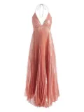 alice + olivia Marivel pleated halter neck maxi dress - Pink