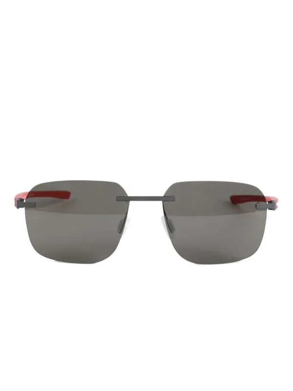 Tag Heuer Eyewear Óculos De Sol Vingt Sept | Preto | FARFETCH BR
