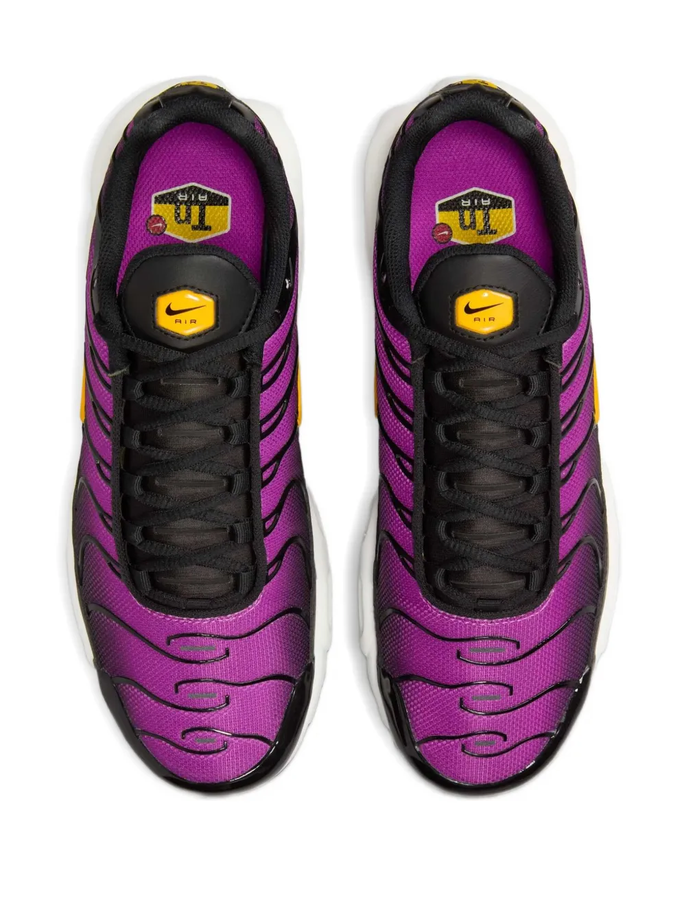 Nike Air Max Plus Black Laser Orange White Hyper Violet sneakers - Paars