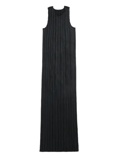 Pleats Please Issey Miyake fitted midi dress