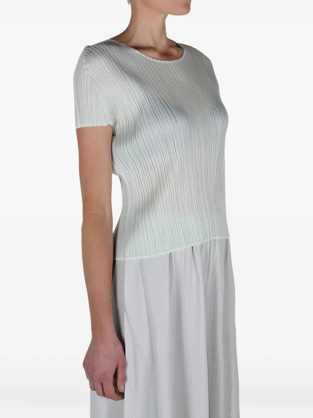 Pleats Please Issey Miyake April T-shirt Grijs