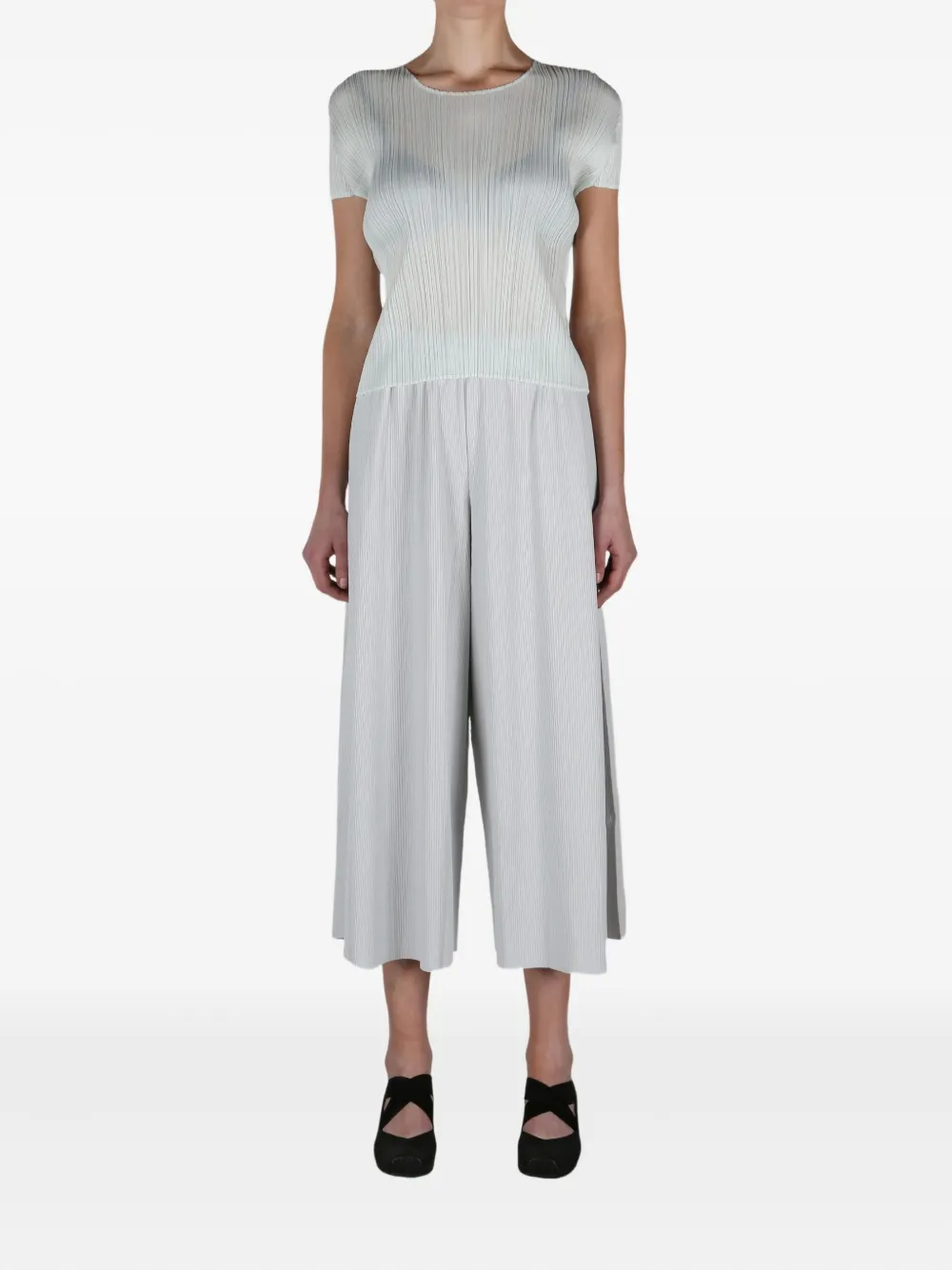 Pleats Please Issey Miyake April T-shirt Grijs
