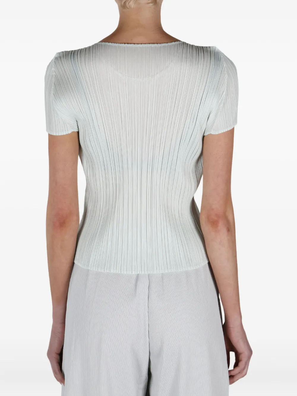 Pleats Please Issey Miyake April T-shirt Grijs