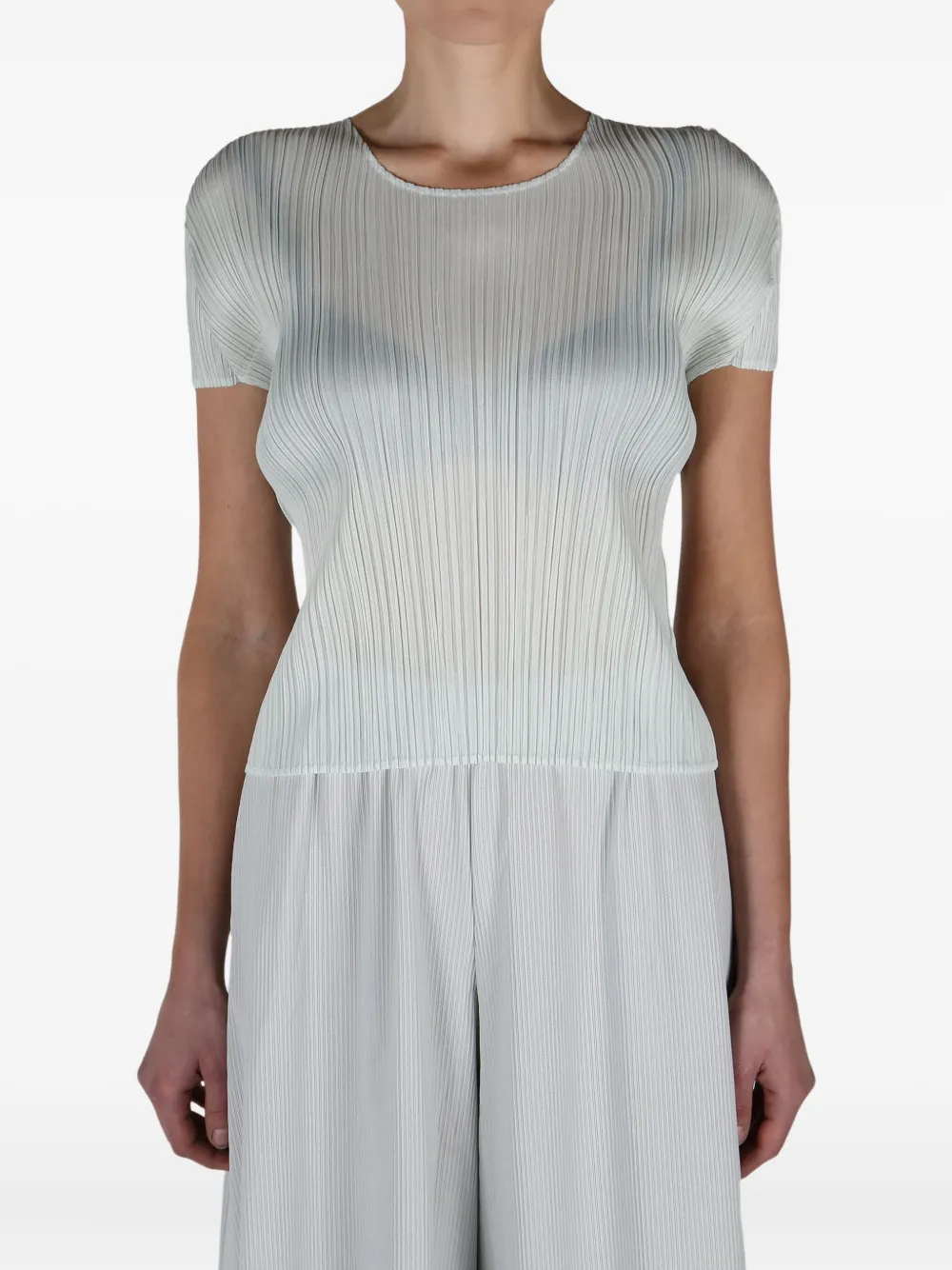 Pleats Please Issey Miyake April T-shirt Grijs