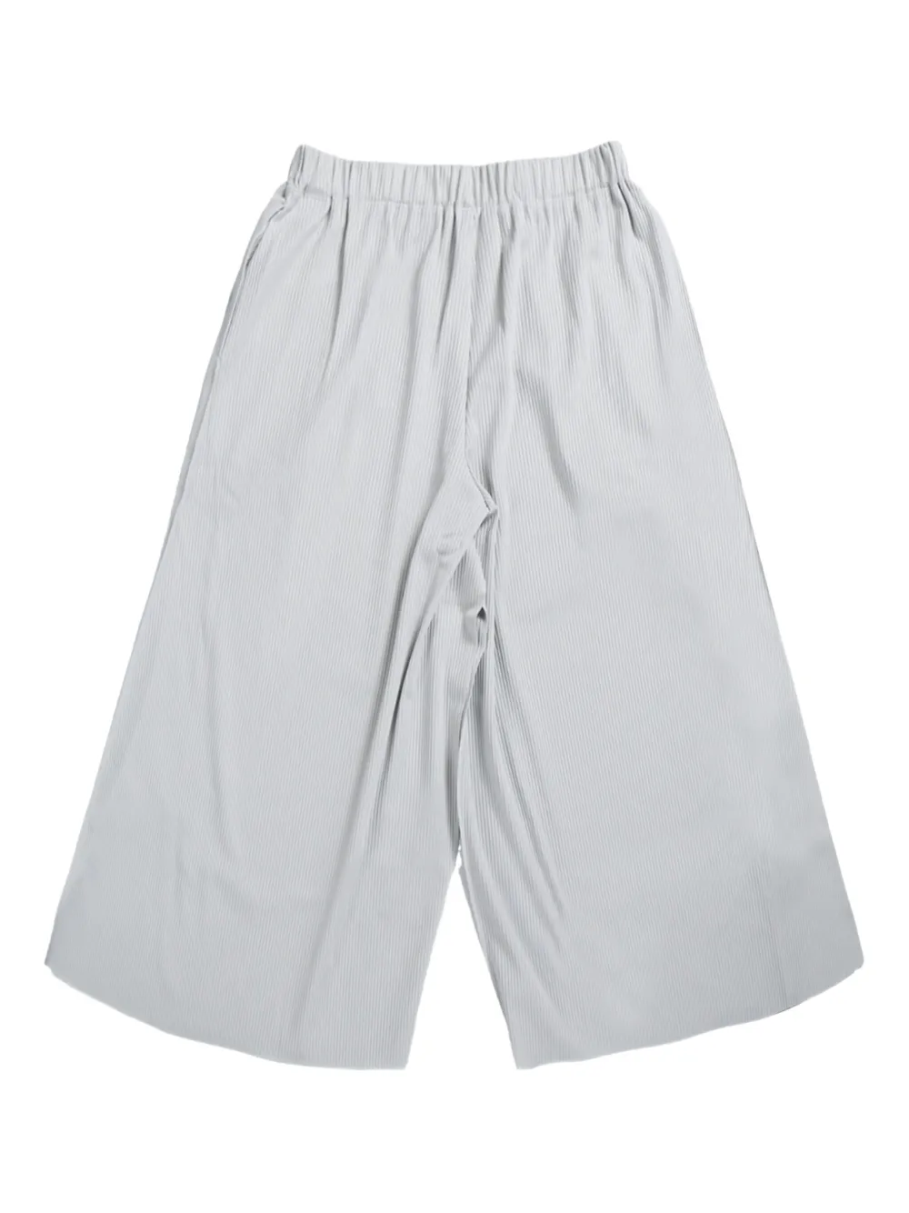 Pleats Please Issey Miyake A-Poc cropped trousers Grijs