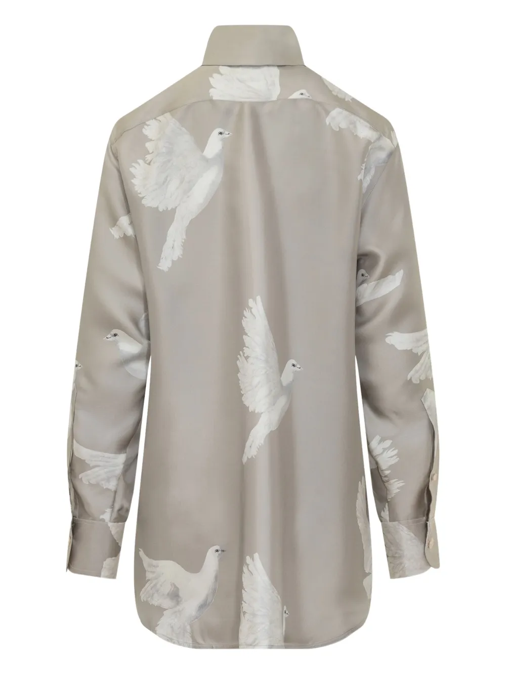 Stella McCartney dove-print shirt - Beige