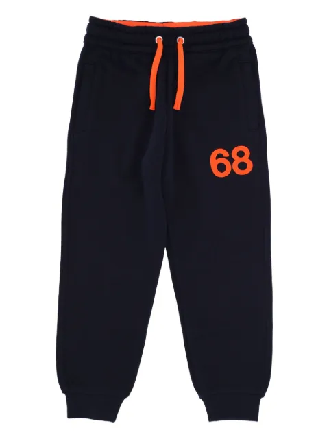 SUN68 KIDS numbers-print sweatpants