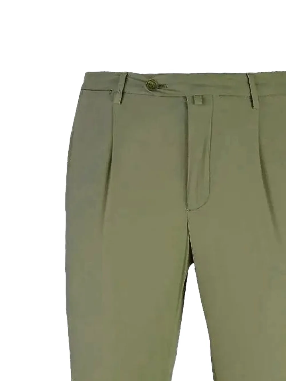 Briglia 1949 Broek met geplooid detail Groen