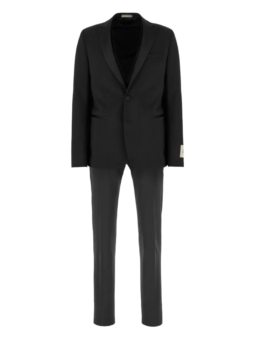 Corneliani single-breasted suit Zwart