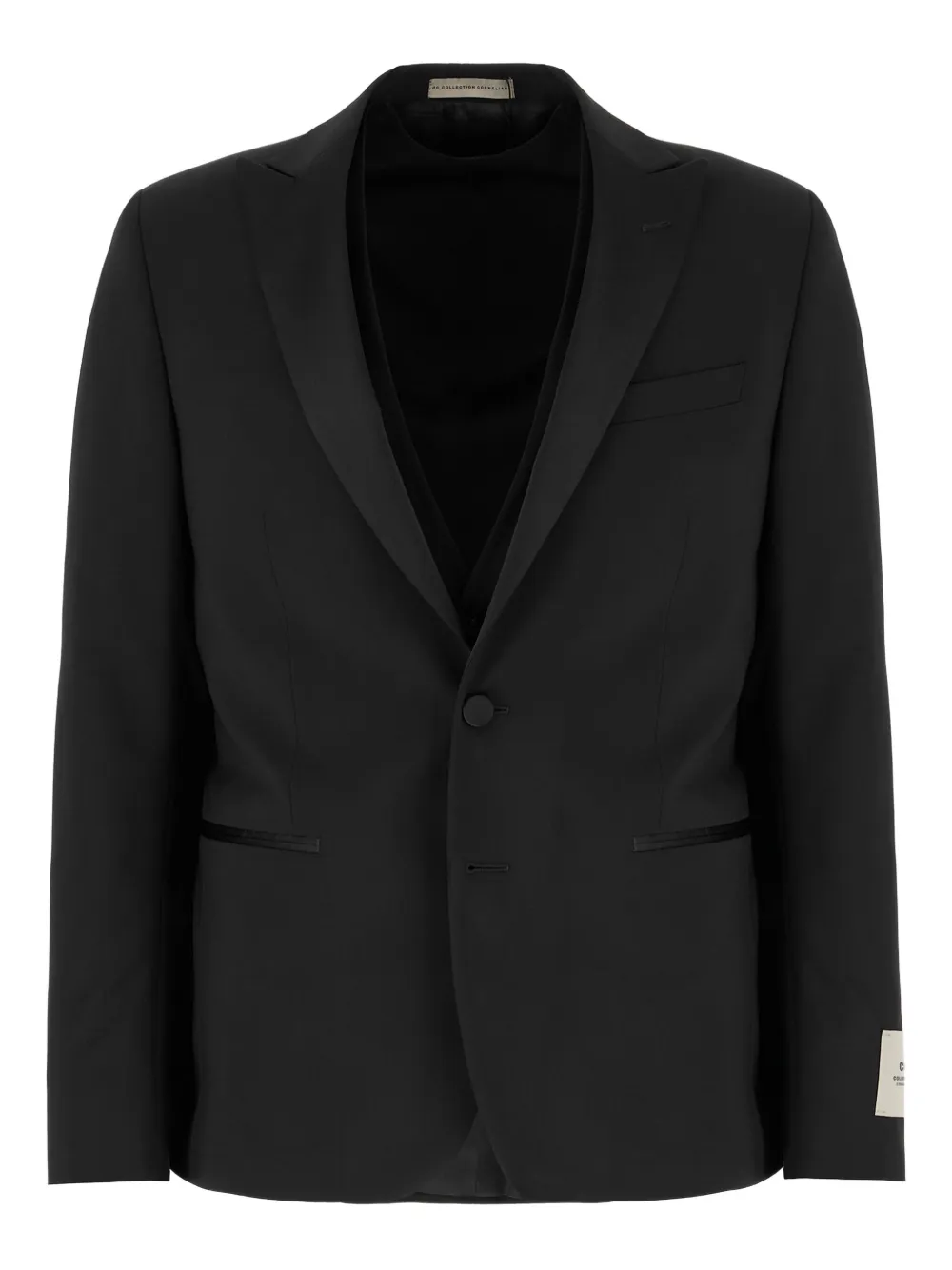 Corneliani Pak met enkele rij knopen Zwart