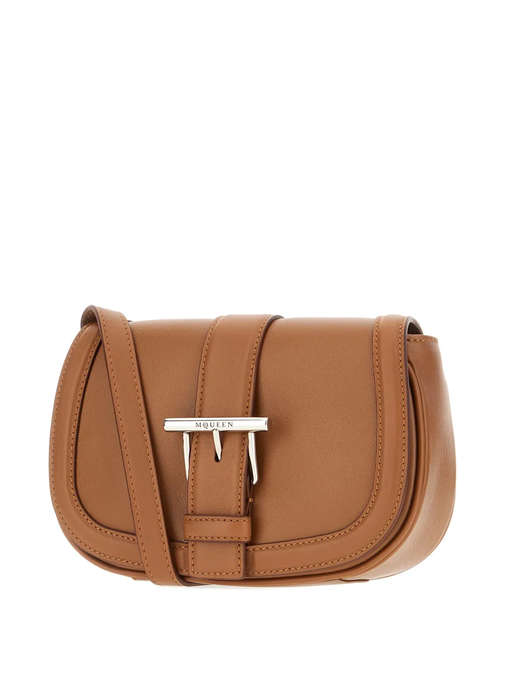 Alexander McQueen Laarzen met gesp Bruin