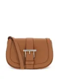 Alexander McQueen buckle-detail leather mini bag - Brown