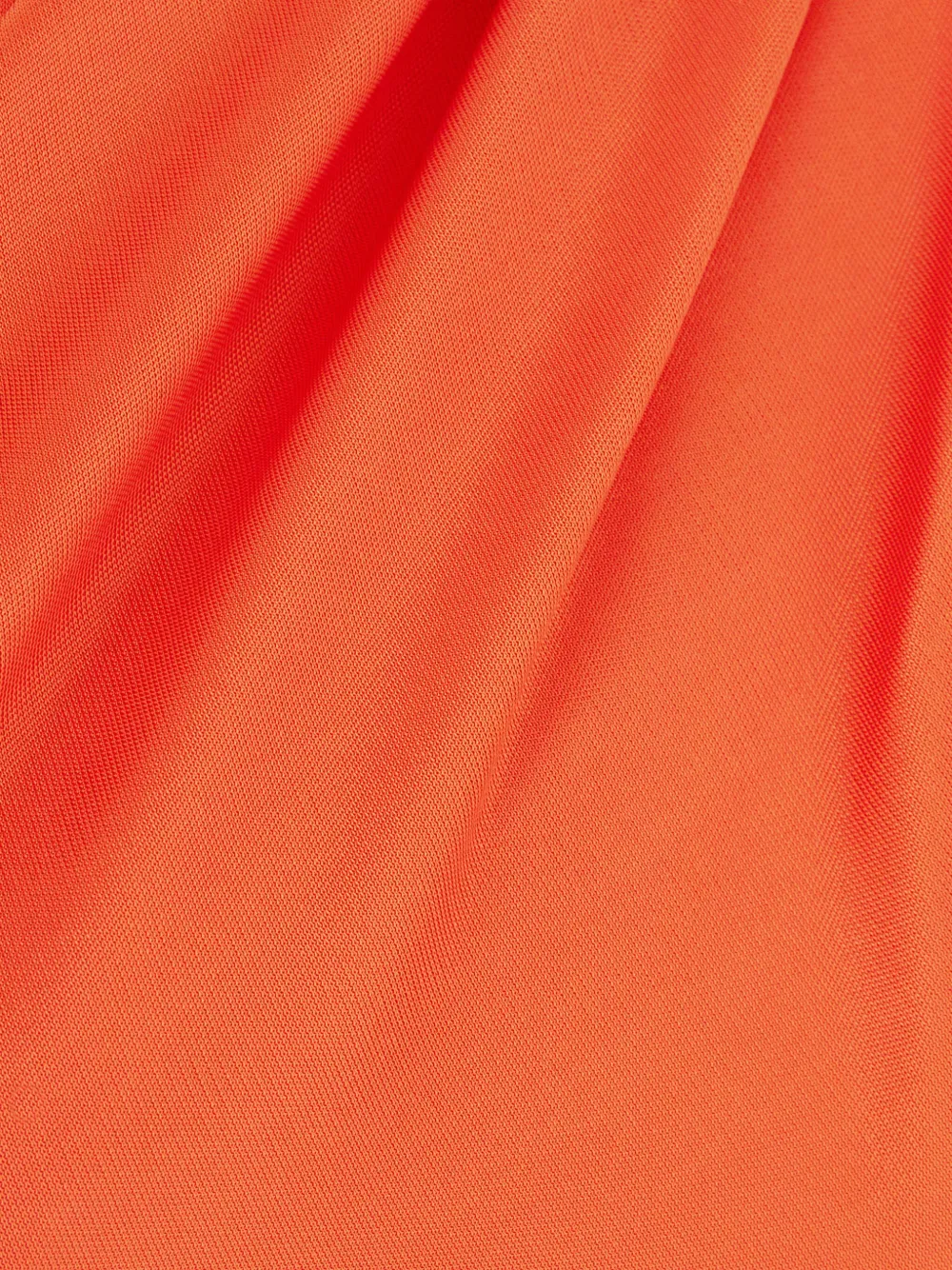 Versace Gedrapeerde midi-jurk Oranje