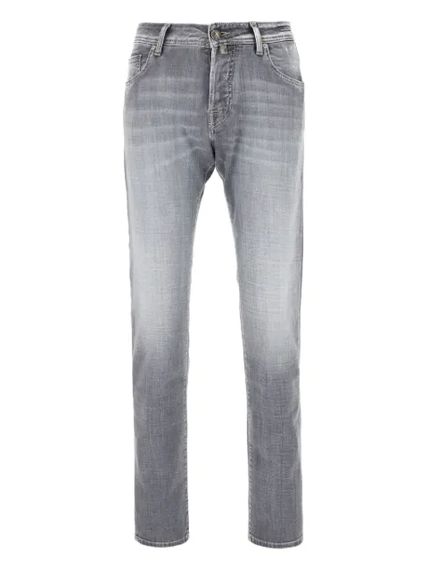 Jacob Cohën faded five-pocket jeans