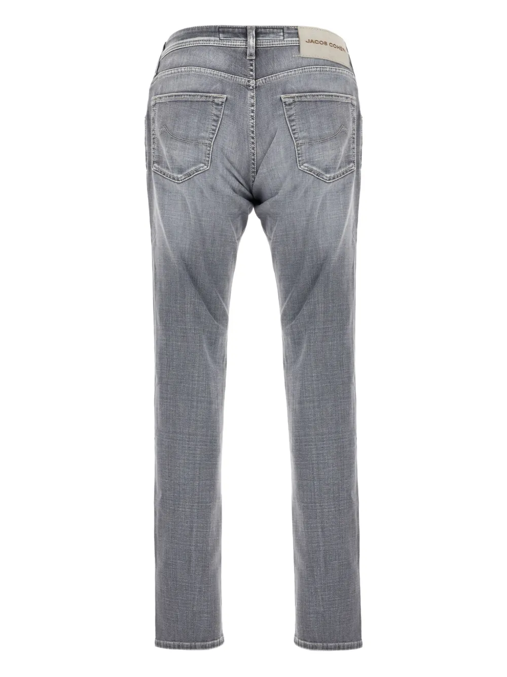 Jacob Cohën Jeans met vijf zakken en vervaagd effect - Grijs