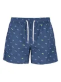 Sundek Poly cloud-print drawstring swim shorts - Blue