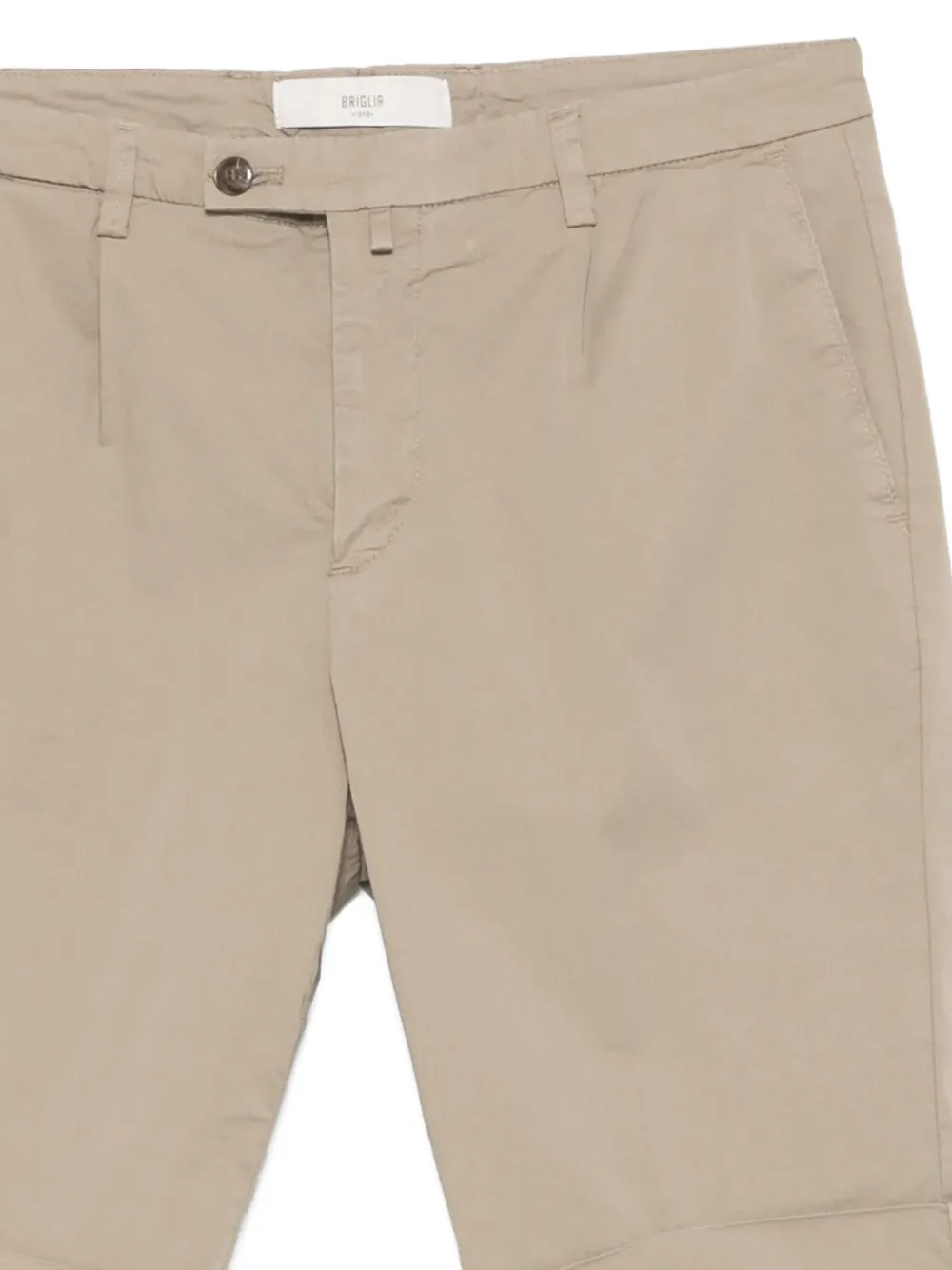 Briglia 1949 Slim-fit shorts Beige