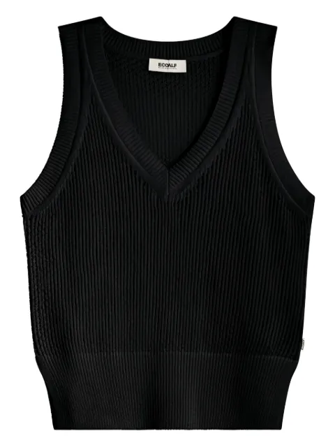Ecoalf top tejido de canalé