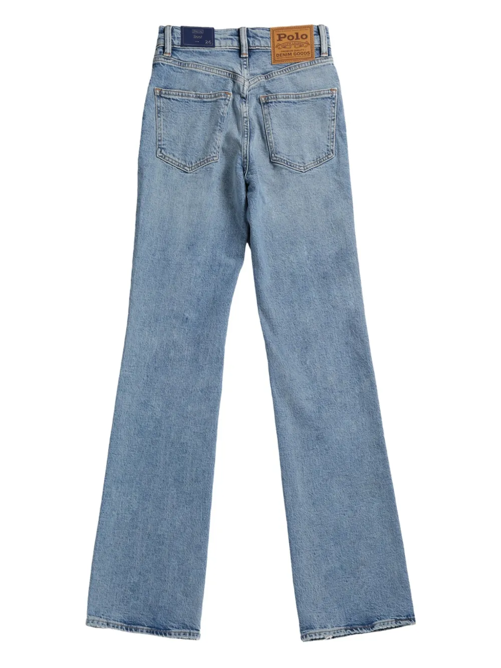 POLO RALPH LAUREN LOGO-PATCH JEANS