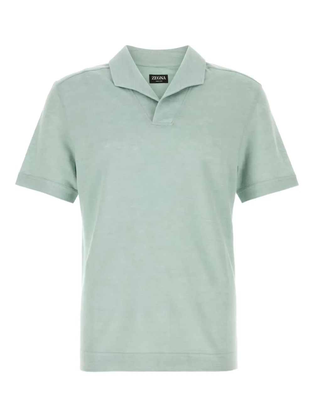 Zegna playera de lino | verde | Image 1