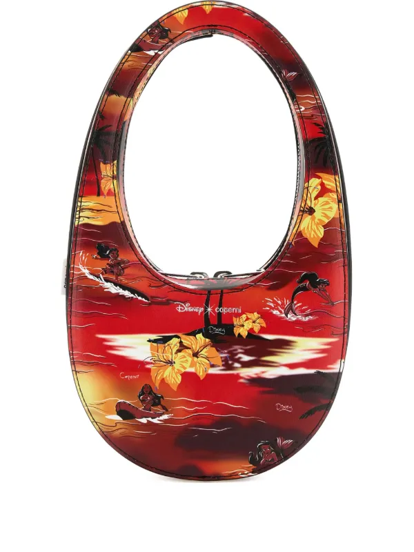 Coperni X Disney Mini Tropical Swipe Tote Bag in Red