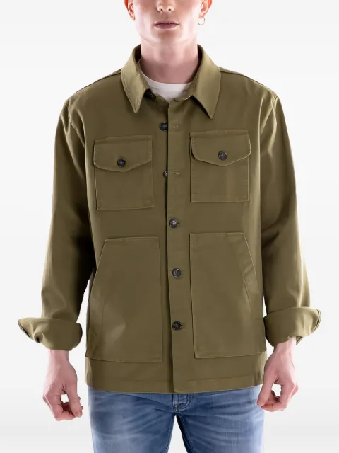 The Editor double-pocket button-down shirt jacket