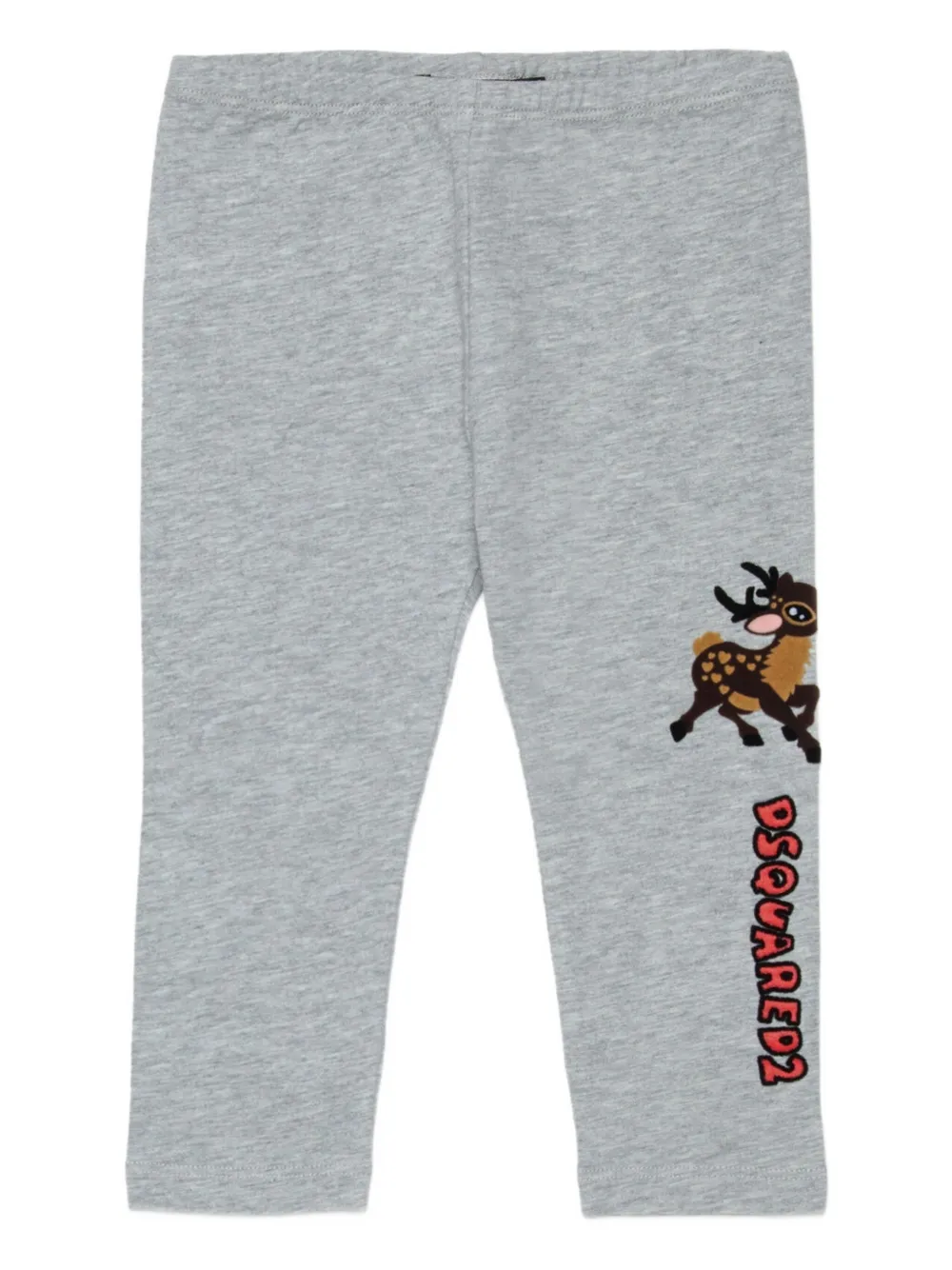 DSQUARED2 KIDS Katoenen legging Grijs