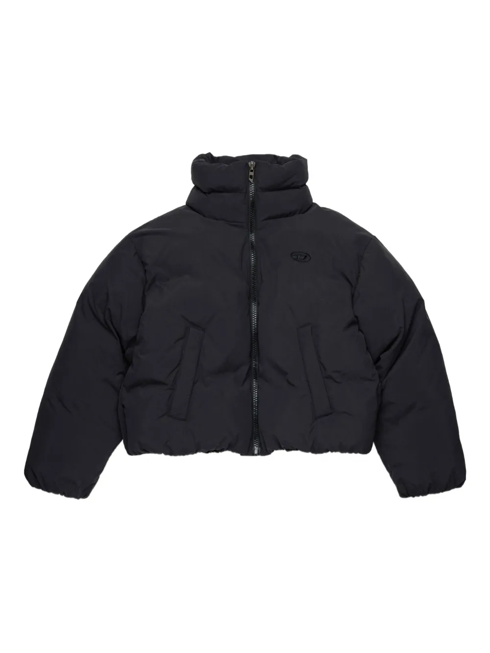 Diesel Kids chamarra capitonada con cuello alto | negro | Image 1