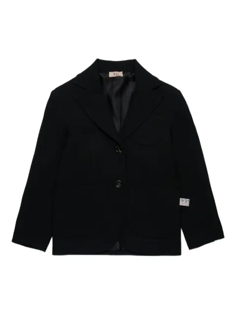Nº21 Kids single-breasted blazer