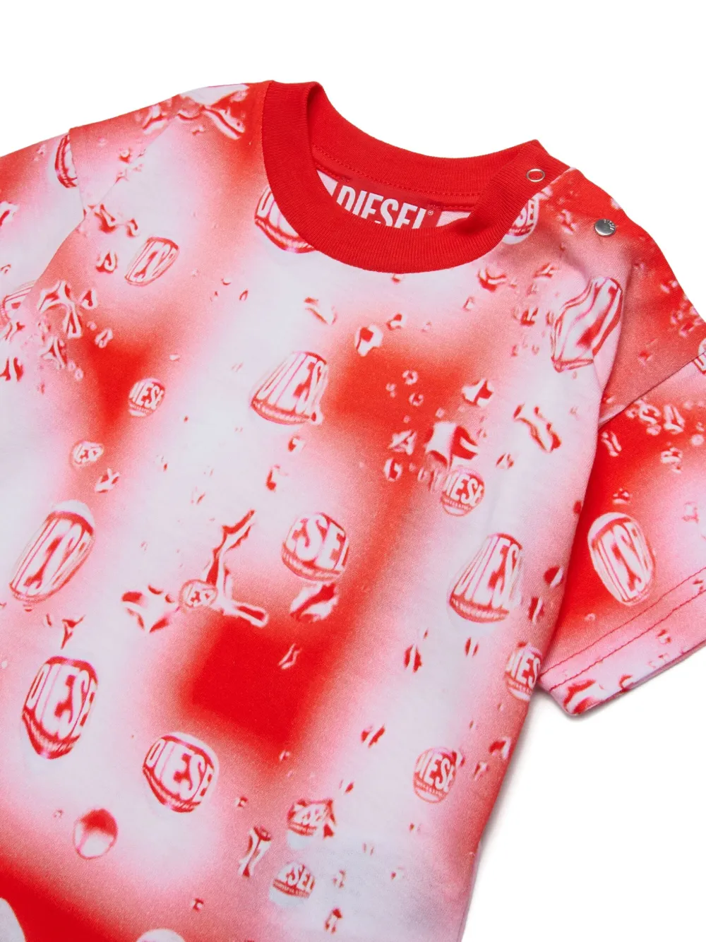 Diesel Kids Titlib T-shirt Rood