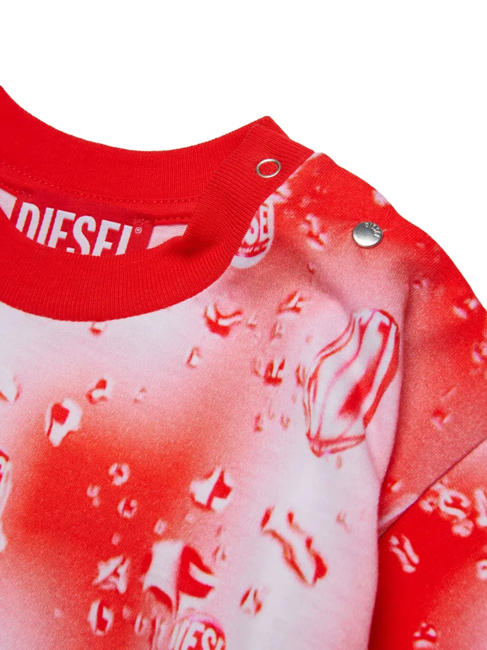 Diesel Kids Titlib T-shirt Rood