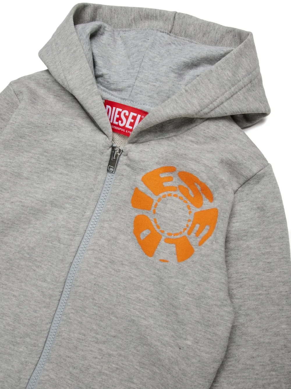 Diesel Kids Spravob hoodie Grijs