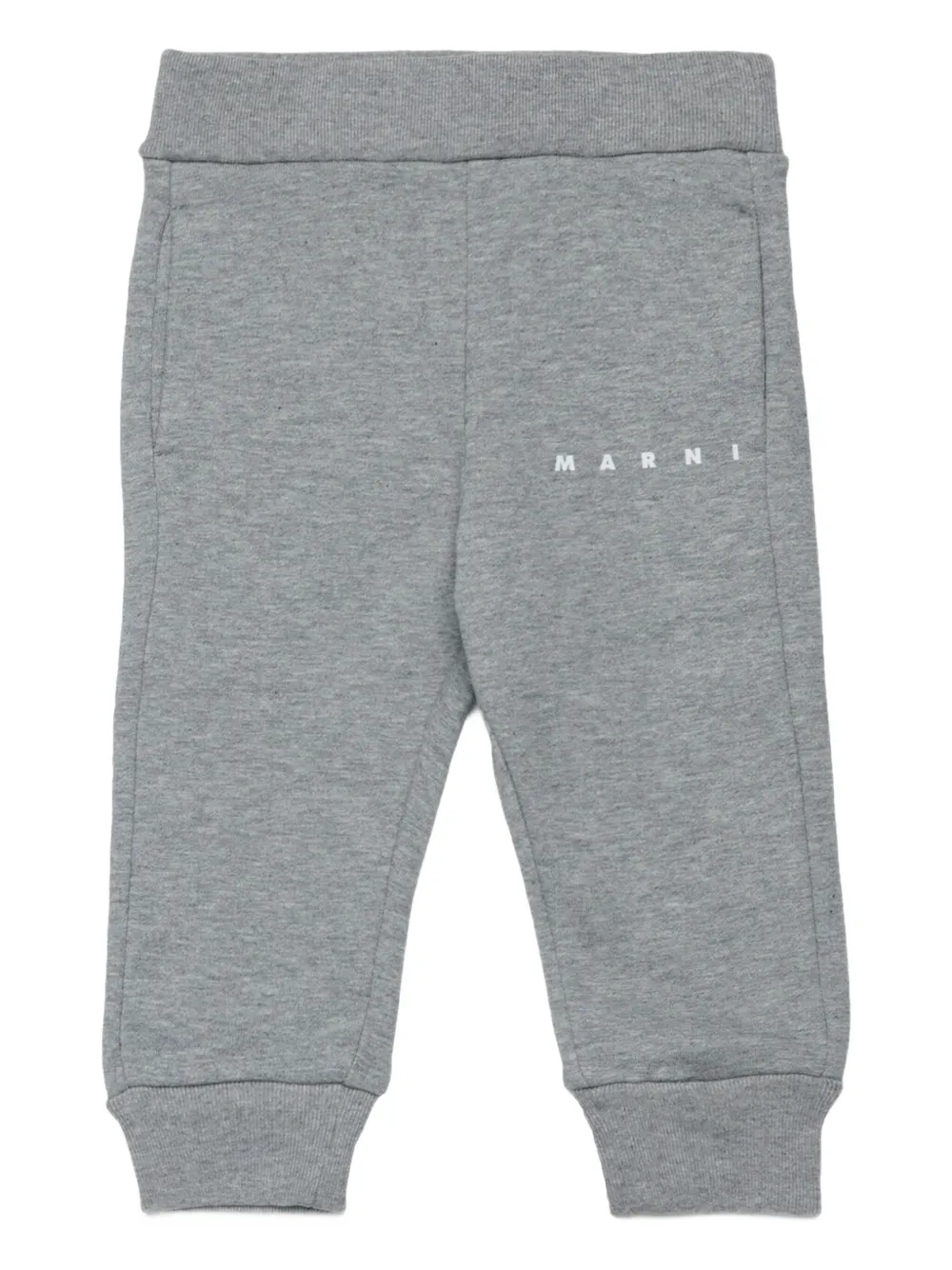 Marni Babies' Logo-detail Track Pants In Gray