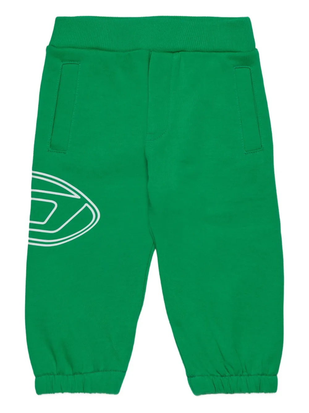 Diesel Kids Trainingsbroek met logoprint Groen