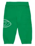 Diesel Kids logo-print track pants - Green