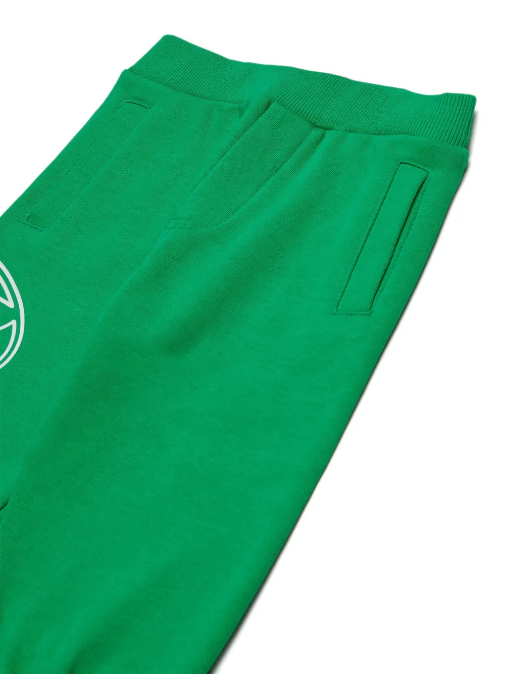 Diesel Kids Trainingsbroek met logoprint Groen