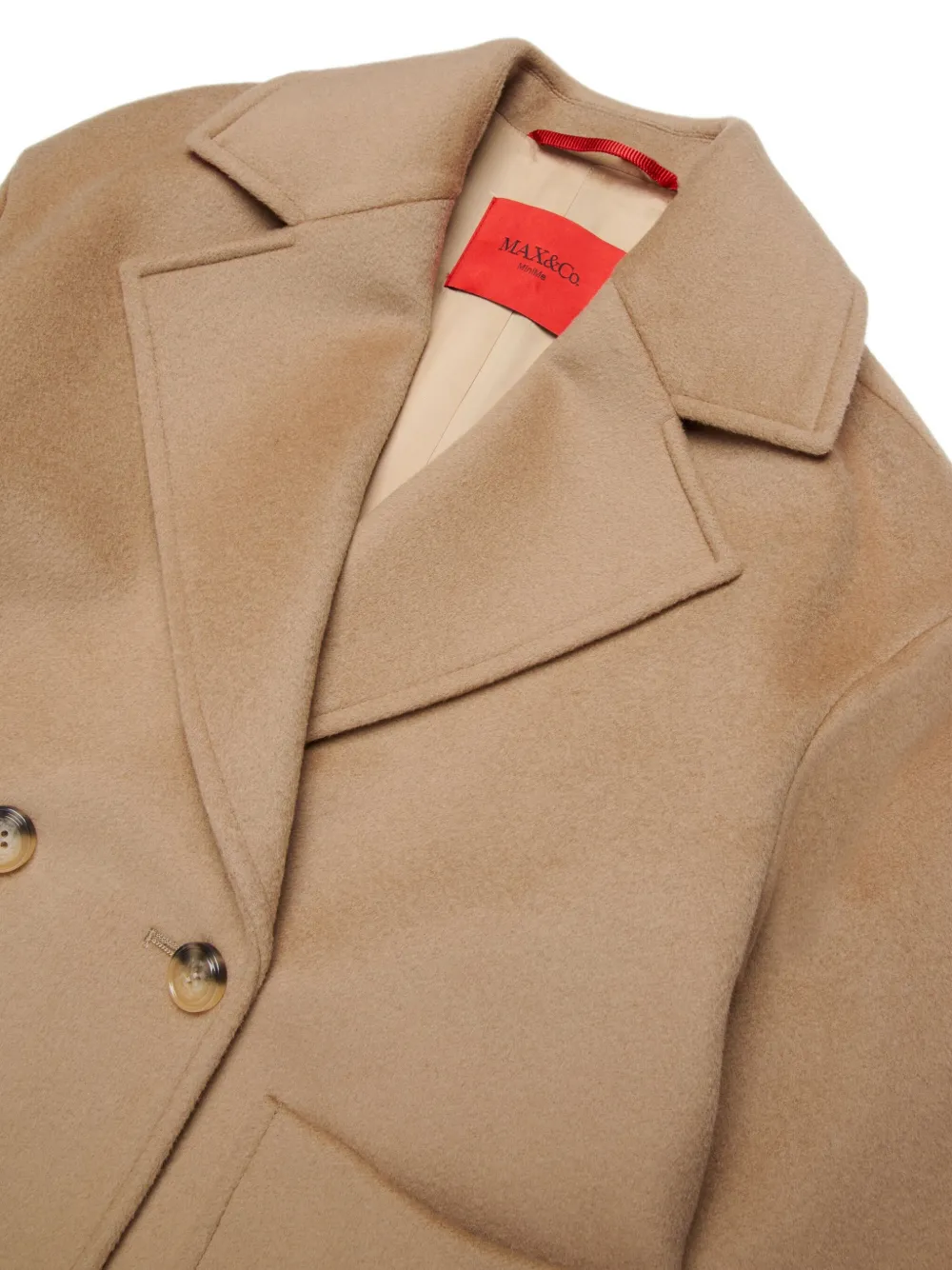 MAX&Co. Kids Wollen blazer Beige