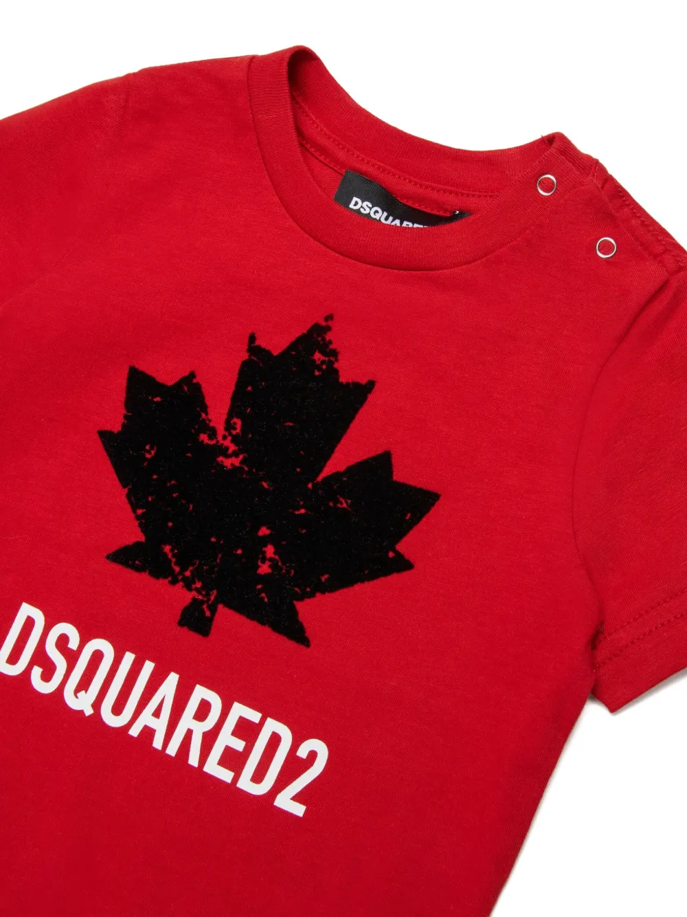 DSQUARED2 KIDS T-shirt met logoprint Rood