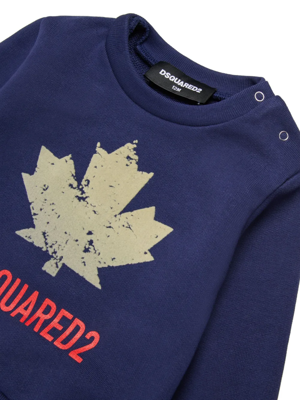 DSQUARED2 KIDS Sweater met logoprint Blauw