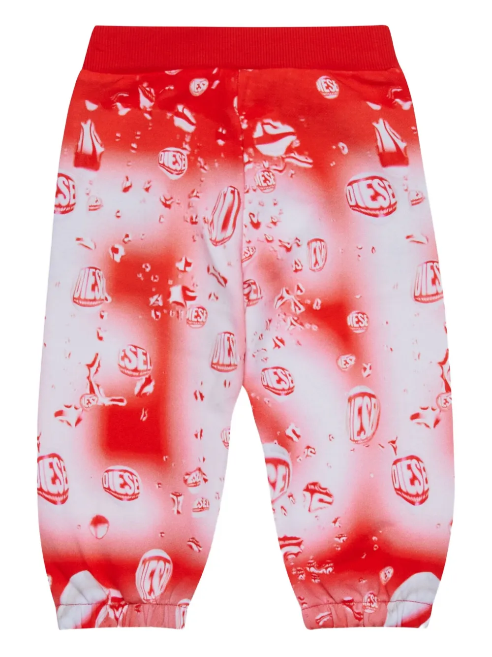 Diesel Kids Trainingsbroek met print Rood