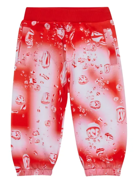 Diesel Kids all-over print track pants