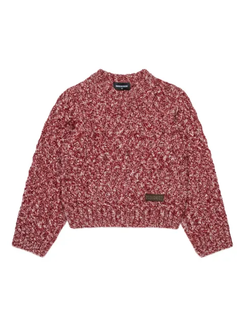 DSQUARED2 KIDS cable-knit sweater