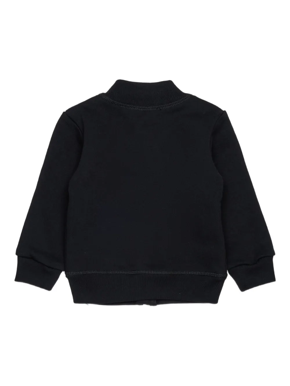 Dsquared2 Zip-up Logo-detail Sweatshirt In Black