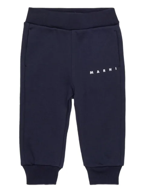Marni Kids pants con logo estampado