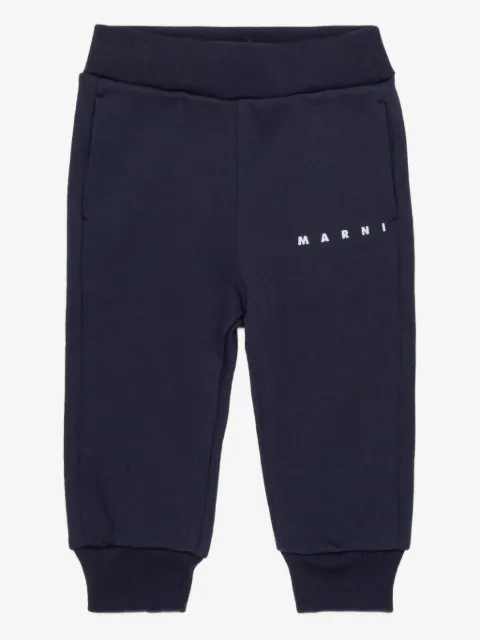 Marni Kids logo-print track pants 